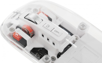 Мышь Defender Ixes MM-999 прозрачный оптическая 2400dpi silent беспров. BT/Radio USB 4but (52999) от магазина РЭССИ