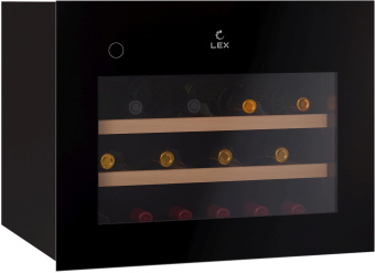Винный шкаф Lex LWD6028BL PP 1-нокамерн. черный стекло (CHAT500005) от магазина РЭССИ