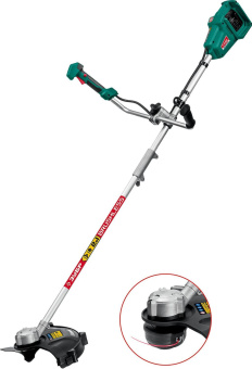 Триммер электрический Зубр Мастер ТАБ-365 аккум. 36Вт разбор.штан. реж.эл.:леска/нож от магазина РЭССИ