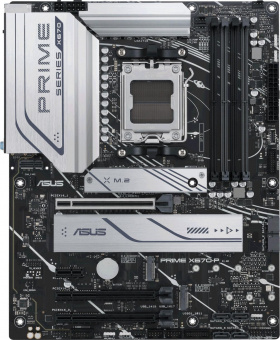 Материнская плата Asus PRIME X670-P SocketAM5 AMD X670 4xDDR5 ATX AC`97 8ch(7.1) 2.5Gg RAID+HDMI+DP от магазина РЭССИ