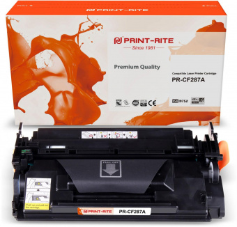 Картридж лазерный Print-Rite TFHARJBPU1J PR-CF287A CF287A черный (9000стр.) для HP LJ M506dn/M506n/M506x от магазина РЭССИ