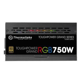 Блок питания Thermaltake ATX 750W Toughpower Grand RGB 80+ gold 24pin APFC 140mm fan color LED 9xSATA Cab Manag RTL от магазина РЭССИ