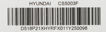 Холодильник Hyundai CS5003F 2-хкамерн. белый от магазина РЭССИ