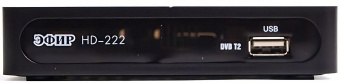 Ресивер DVB-T2 Сигнал Эфир HD-222 черный от магазина РЭССИ