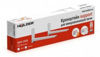 Кронштейн для СВЧ Holder MWS-2005 серебристый макс.40кг настенный фиксированный от магазина РЭССИ
