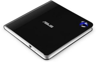 Привод Blu-Ray-RW Asus SBW-06D5H-U черный/серебристый USB3.0 slim ultra slim M-Disk Mac внешний RTL от магазина РЭССИ