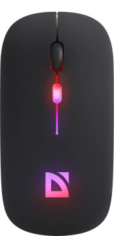 Мышь Defender Touch MM-997 черный оптическая 1600dpi silent беспров. BT/Radio USB для ноутбука 2but (52997) от магазина РЭССИ