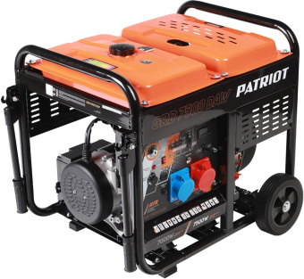 Генератор Patriot GRD 7500DAW 7.5кВт от магазина РЭССИ