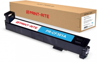 Картридж лазерный Print-Rite TRHGM7CPRJ PR-CF301A CF301A голубой (30000стр.) для HP CLJ Ent M880 от магазина РЭССИ