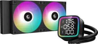 Система водяного охлаждения Deepcool LD240 ARGB Soc-AM5/AM4/1151/1200/1700 черный 4-pin 38.71dB Al 1476gr Ret (R-LD240-BKDMMN-G-1) от магазина РЭССИ