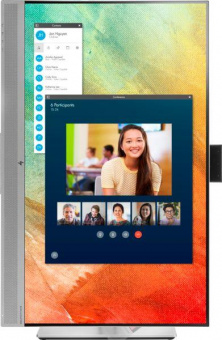 Монитор HP 27" EliteDisplay E273m серебристый IPS LED 16:9 HDMI M/M Cam матовая HAS Piv 1000:1 250cd 178гр/178гр 1920x1080 VGA DP FHD USB 7.9кг от магазина РЭССИ