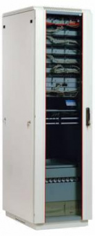 Шкаф коммутационный ЦМО (ШТК-М-42.6.8-1ААА) напольный 42U 600x800мм пер.дв.стекл задн.дв.стал.лист 2 бок.пан. направл.под закл.гайки 550кг серый 655мм 104.6кг 180град. 2030мм от магазина РЭССИ