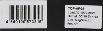 Блок питания TopON 64115 85W 18.5V-18.5V 4.6A от бытовой электросети от магазина РЭССИ