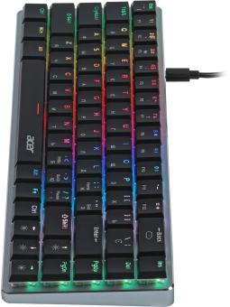 Клавиатура Acer OKW302 механическая серебристый USB for gamer LED (ZL.KBDCC.01C) от магазина РЭССИ
