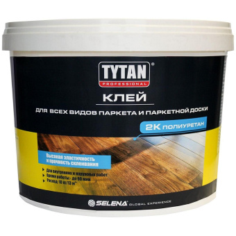Клей для всех видов паркета и паркетной доски Tytan PROFESSIONAL 2-компонентный 10 кг 15037 244342 от магазина РЭССИ