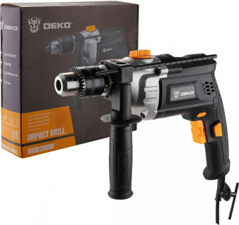 Дрель ударная Deko DKID1200W 1200Вт ключевой реверс (063-4156) от магазина РЭССИ