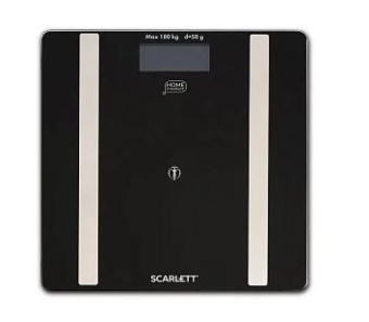 Весы напольные электронные Scarlett SC-BS33ED110 макс.180кг черный от магазина РЭССИ