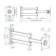 Кронштейн для телевизора Kromax DIX-15W белый 15"-28" макс.30кг настенный поворот и наклон от магазина РЭССИ