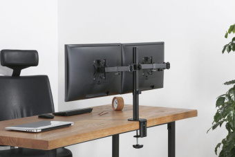 Кронштейн для мониторов Onkron D221E черный 13"-32" макс.16кг настольный поворот и наклон от магазина РЭССИ