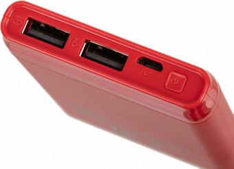 Мобильный аккумулятор Buro BP05B 5000mAh 2.1A 2xUSB красный (BP05B10PRD) от магазина РЭССИ