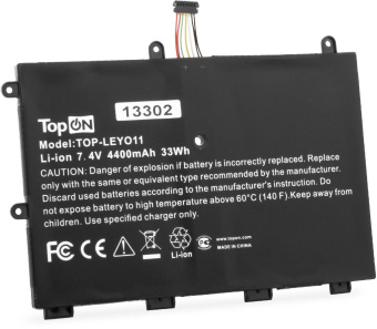 Батарея для ноутбука TopON TOP-LEYO11 7.4V 4400mAh литиево-ионная Lenovo ThinkPad Yoga 11e (103386) от магазина РЭССИ