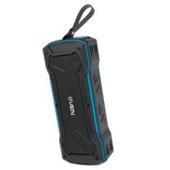 Колонка порт. Sven PS-220 черный/синий 10W 2.0 BT/3.5Jack/USB 10м 1200mAh (SV-016470) от магазина РЭССИ