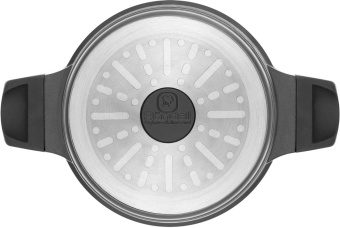 Кастрюля Rondell Walzer RDA-765 2.7л. d=20см (с крышкой) черный от магазина РЭССИ