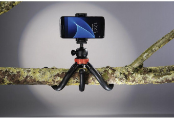 Штатив Hama FlexPro универсальный красный/черный алюминиевый сплав (348гр.) от магазина РЭССИ