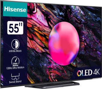 Телевизор OLED Hisense 55" 55A85K черный 4K Ultra HD 120Hz DVB-T DVB-T2 DVB-C DVB-S DVB-S2 WiFi Smart TV (RUS) от магазина РЭССИ