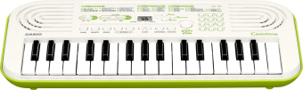 Синтезатор Casio SA-50 32клав. зеленый/белый от магазина РЭССИ