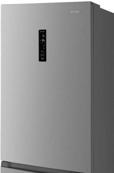 Холодильник Weissgauff WRK 185 Total NoFrost Inverter Inox 2-хкамерн. нержавеющая сталь инвертер от магазина РЭССИ