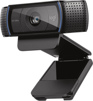 Камера Web Logitech HD Pro C920 черный 3Mpix (1920x1080) USB2.0 с микрофоном (960-001062) от магазина РЭССИ