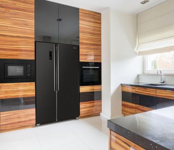 Холодильник Weissgauff WSBS 509 NFBX Inverter черный (двухкамерный) от магазина РЭССИ