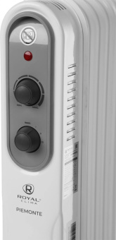 Радиатор масляный Royal Clima PIEMONTE ROR-P5-1000M 1000Вт белый/серый от магазина РЭССИ