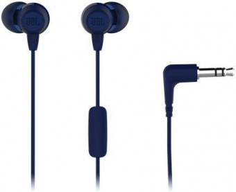 Гарнитура вкладыши JBL C50HI 1.2м синий проводные в ушной раковине (JBLC50HIBLU) от магазина РЭССИ
