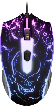 Клавиатура + мышь Defender Aura MKP-117 клав:черный мышь:черный USB slim LED (52117) от магазина РЭССИ