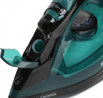 Утюг Hyundai H-SI01552 2200Вт черный/зеленый от магазина РЭССИ