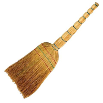 Веник ЛЮБАША СТАНДАРТ сорго 3-х прошивной 604228 от магазина РЭССИ