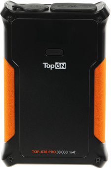 Мобильный аккумулятор TopON TOP-X38PRO 38000mAh QC3.0/PD3.0 160W 3A черный/оранжевый (103362) от магазина РЭССИ