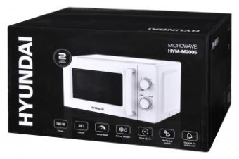 Микроволновая Печь Hyundai HYM-M2005 20л. 700Вт белый от магазина РЭССИ