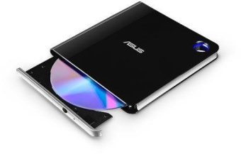 Привод Blu-Ray-RW Asus SBW-06D5H-U черный/серебристый USB3.0 slim ultra slim M-Disk Mac внешний RTL от магазина РЭССИ