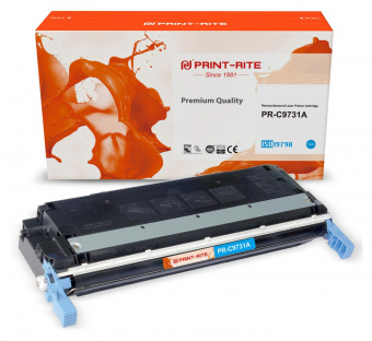 Картридж лазерный Print-Rite TRH215CPU1J PR-C9731A C9731A голубой (13000стр.) для HP CLJ 5500/5550 от магазина РЭССИ