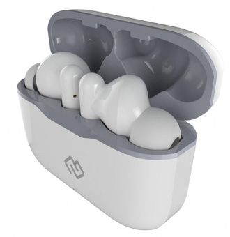 Гарнитура внутриканальные Digma TWS-14 белый беспроводные bluetooth в ушной раковине от магазина РЭССИ