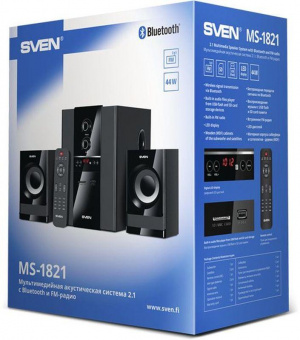 Колонки Sven MS-1821 2.1 черный 40Вт BT от магазина РЭССИ