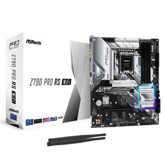 Материнская плата Asrock Z790 PRO RS WIFI Soc-1700 Intel Z790 4xDDR5 ATX AC`97 8ch(7.1) 2.5Gg RAID+HDMI+DP от магазина РЭССИ