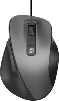 Мышь Оклик 504M черный/серый оптическая (3600dpi) silent USB (6but) от магазина РЭССИ