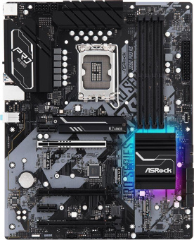 Материнская плата Asrock Z690 PRO RS Soc-1700 Intel Z690 4xDDR4 ATX AC`97 8ch(7.1) 2.5Gg RAID+HDMI+DP от магазина РЭССИ