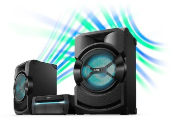 Минисистема Sony SHAKE-X30 черный CD CDRW DVD DVDRW BR FM USB BT от магазина РЭССИ