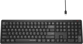 Клавиатура A4Tech Fstyler FBX55C черный USB беспроводная BT/Radio slim Multimedia (FBX55C) от магазина РЭССИ