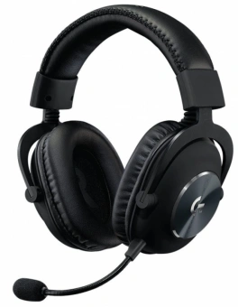Наушники с микрофоном Logitech G Pro X черный 2м мониторные оголовье (981-000819) от магазина РЭССИ